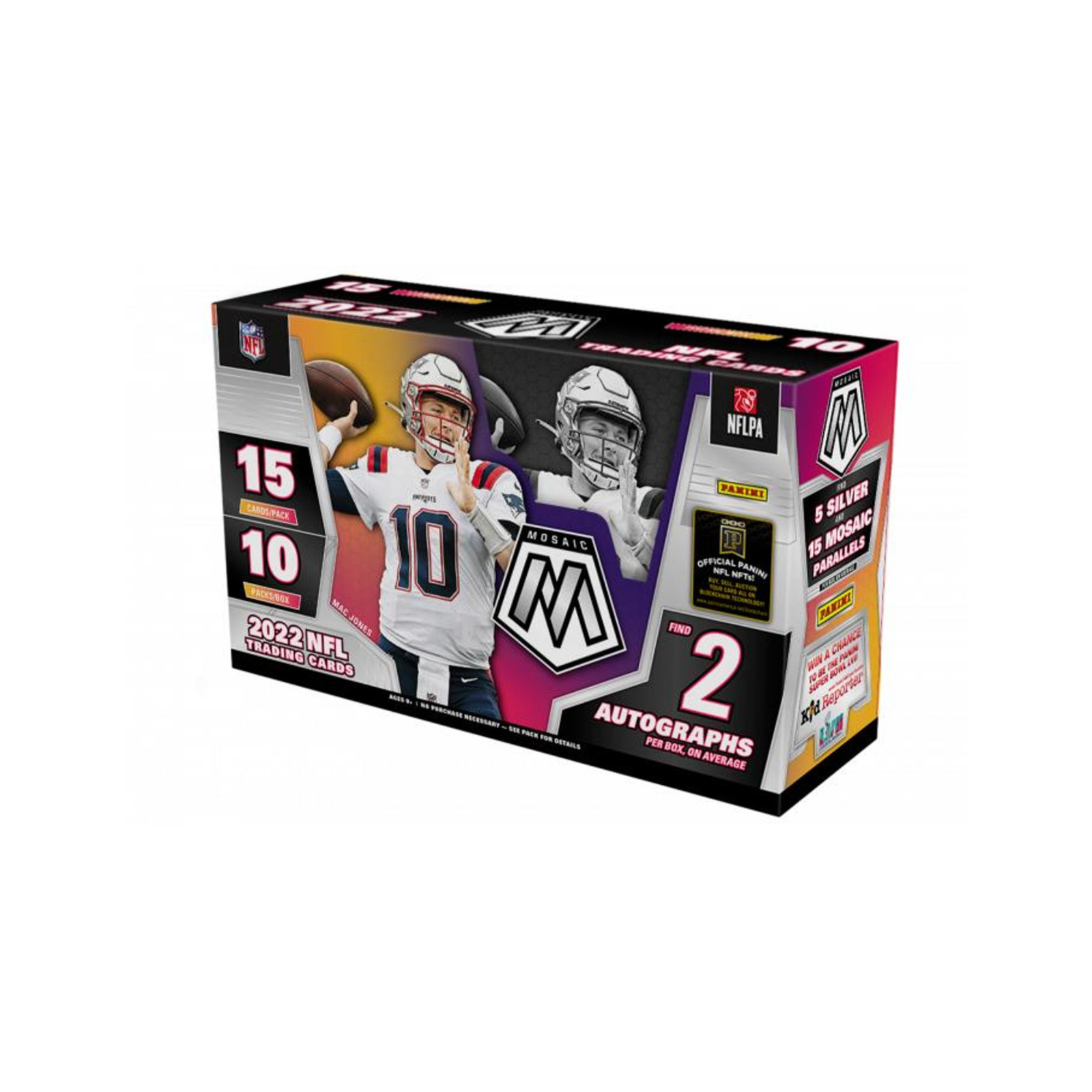 2022 Panini Mosaic Football Hobby 12-Box Case - Factory Sealed
