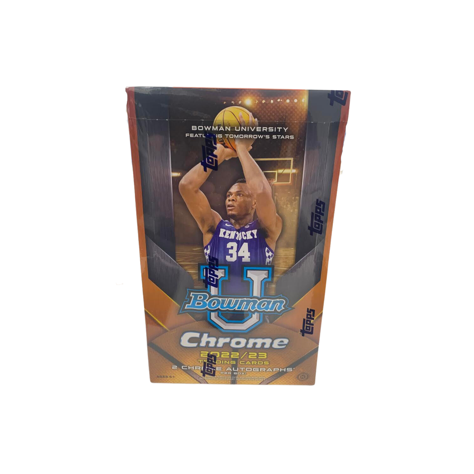 2022-23 Bowman University Chrome Basketball Hobby 12-Box Case - Factory Sealed