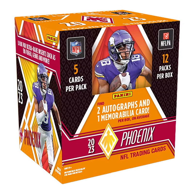 2023 Panini Phoenix Football Hobby 16-Box Case - Factory Sealed