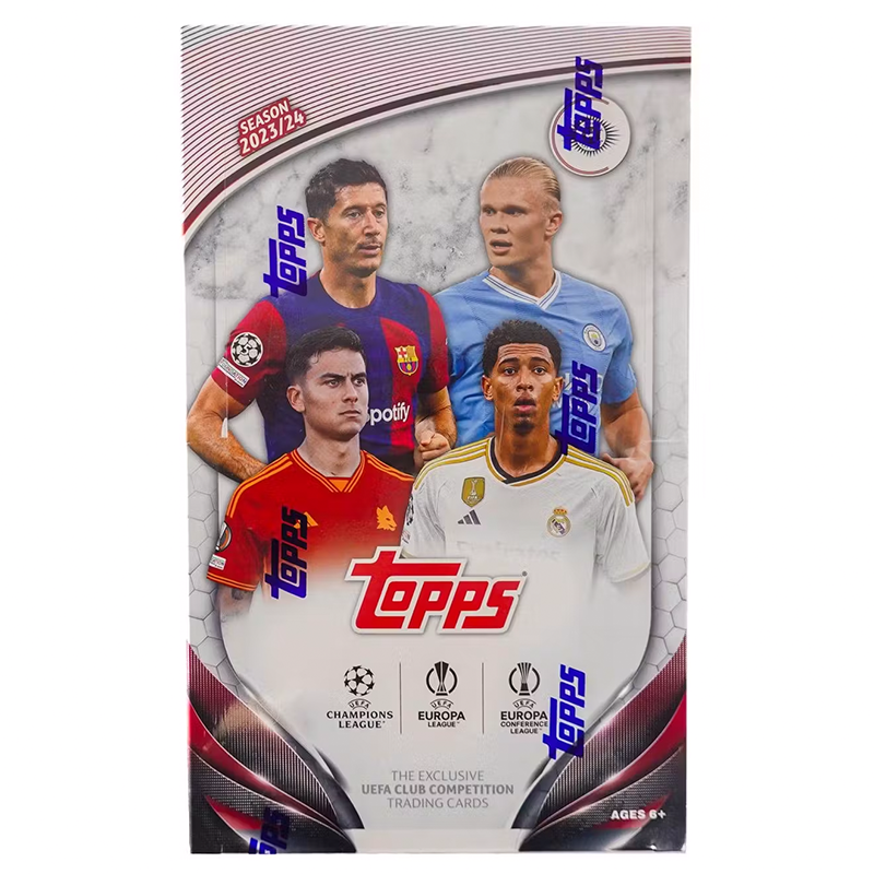 2023/24 Topps UEFA Competitions Club Soccer Hobby 12-Box Case - Factory Sealed