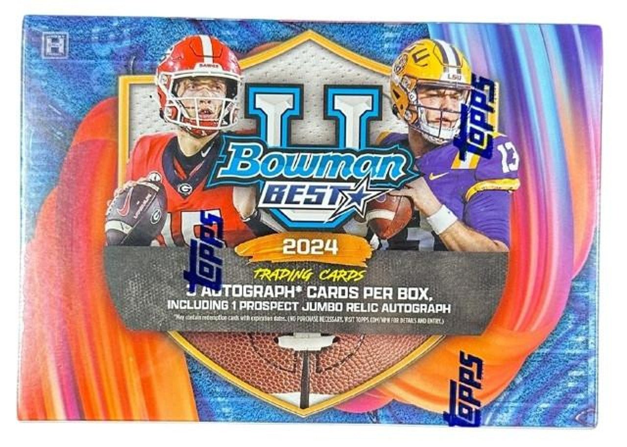 2024 Bowman's University Best Football Breakers Delight 10-Box Case - Factory Sealed