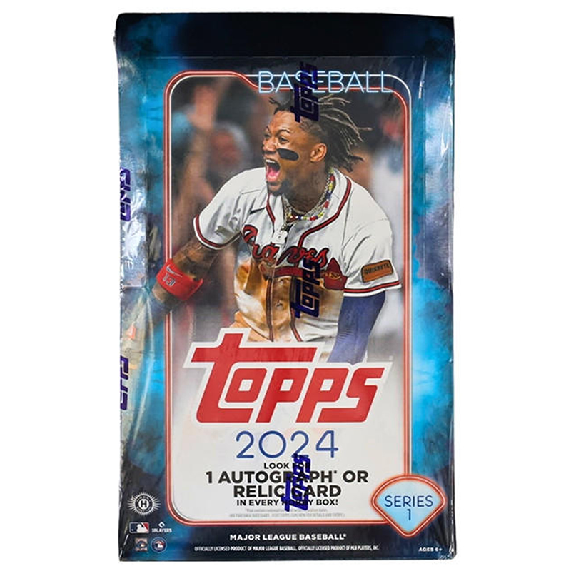 2024 Topps Series 1 Baseball Hobby 12-Box Case - Factory Sealed