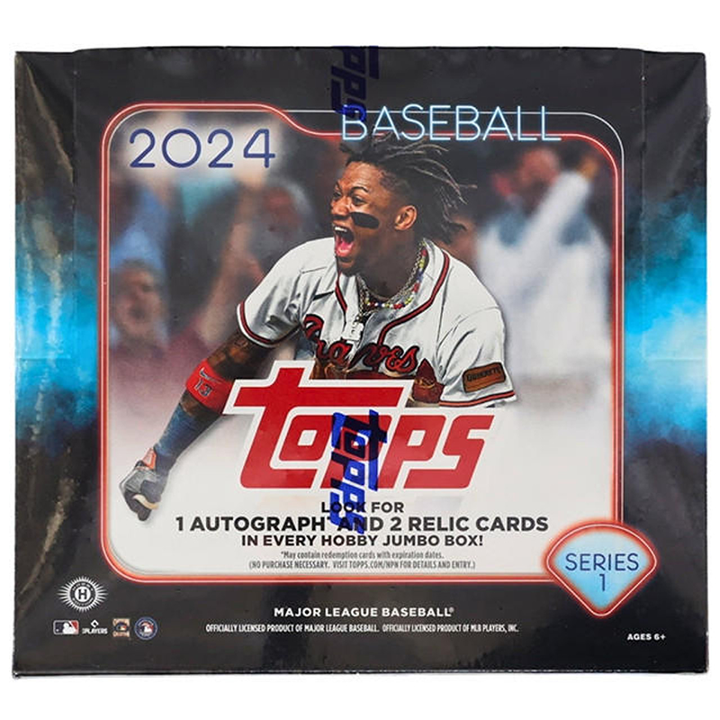 2024 Topps Series 1 Baseball Jumbo 6-Box Case - Factory Sealed