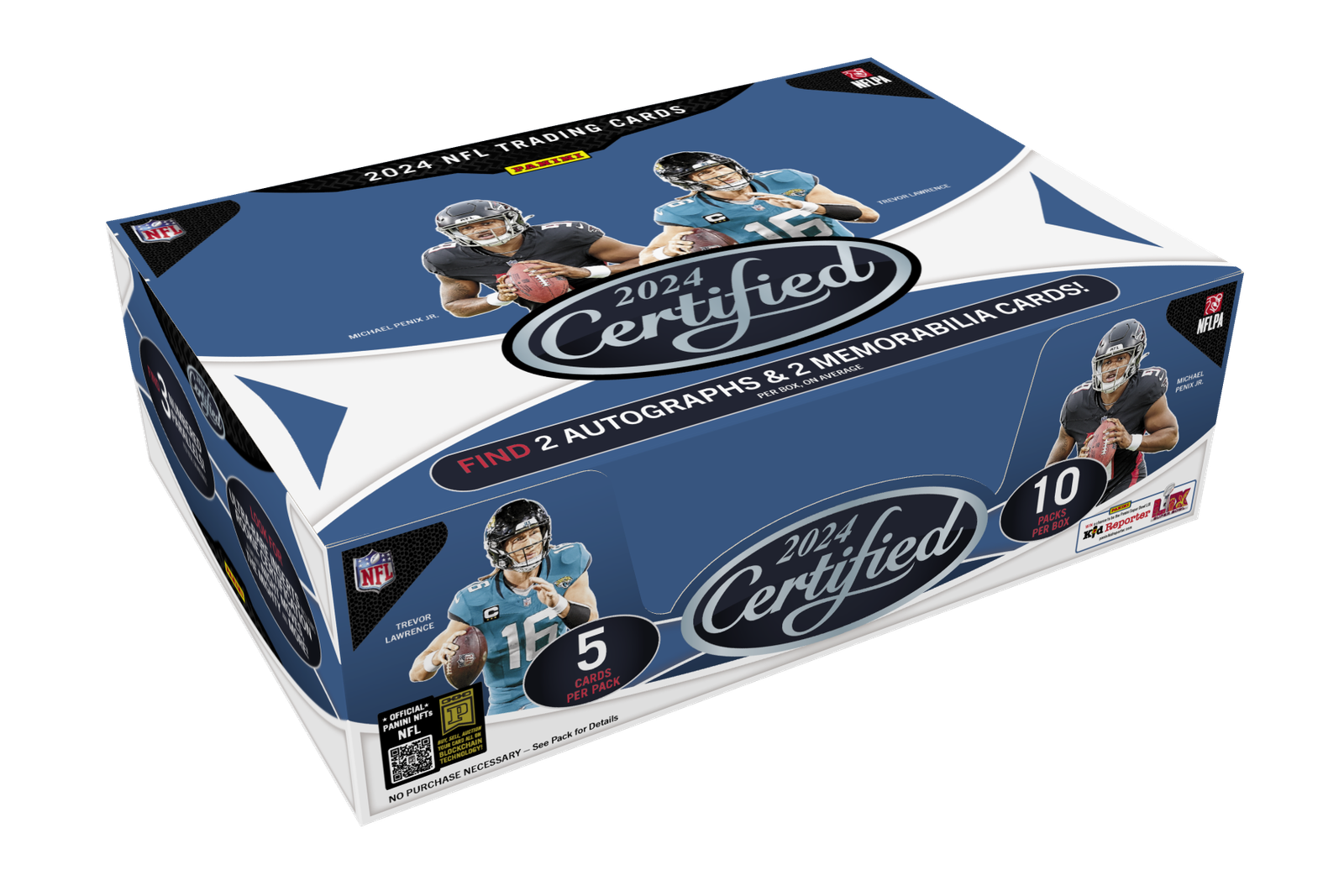2024 Panini Certified Football Hobby 16-Box Case - Factory Sealed