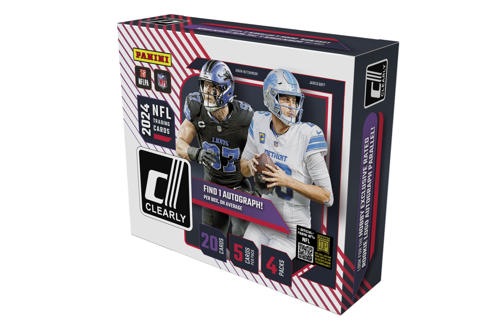 2024 Panini Clearly Donruss Football Hobby 16-Box Case - Factory Sealed
