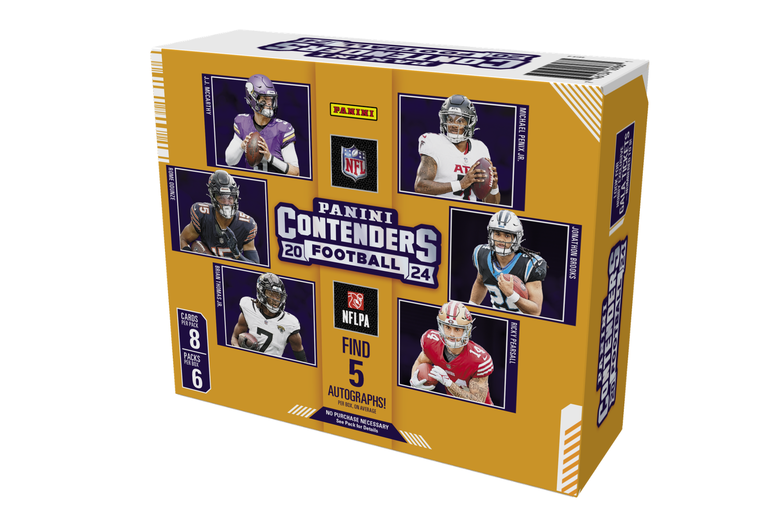 2024 Panini Contenders Football Hobby 12-Box Case - Factory Sealed