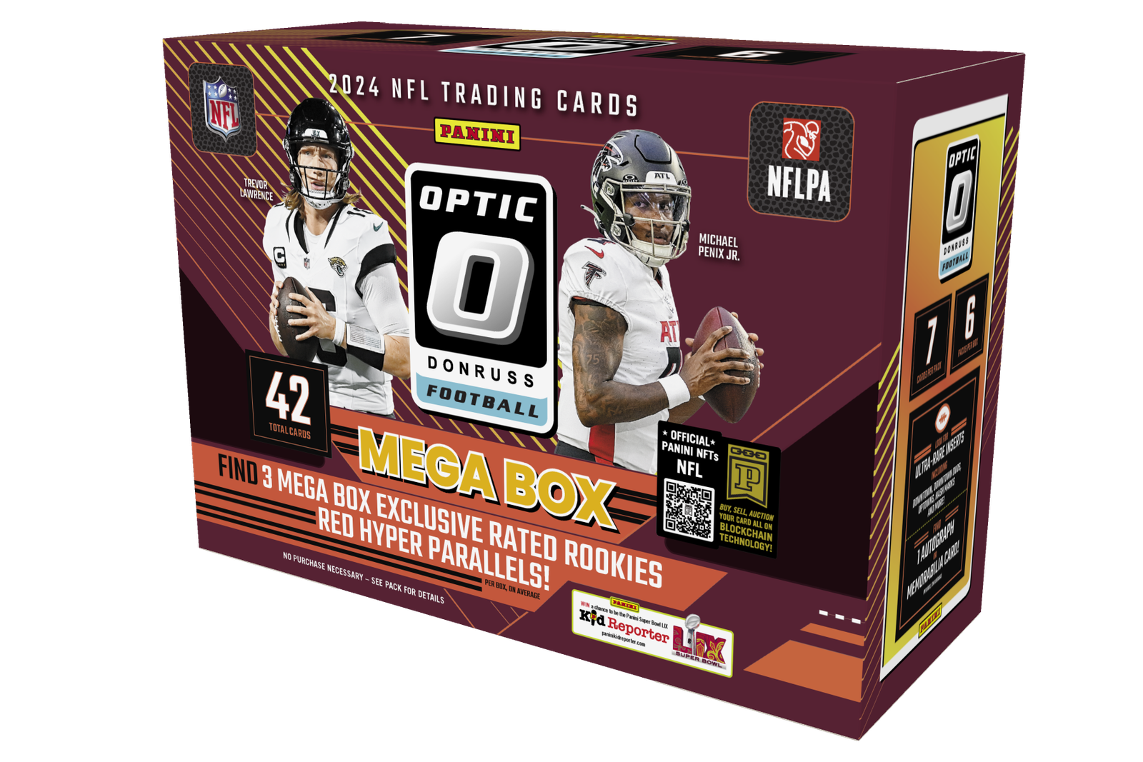 2024 Donruss Optic Football Hobby Mega Box 20-Box Case - Factory Sealed