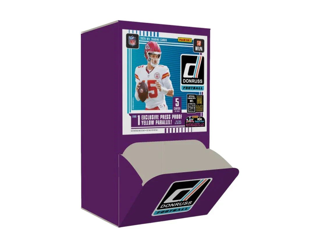 2025 Donruss Football Gravity Feed 6-Box Case - Factory Sealed