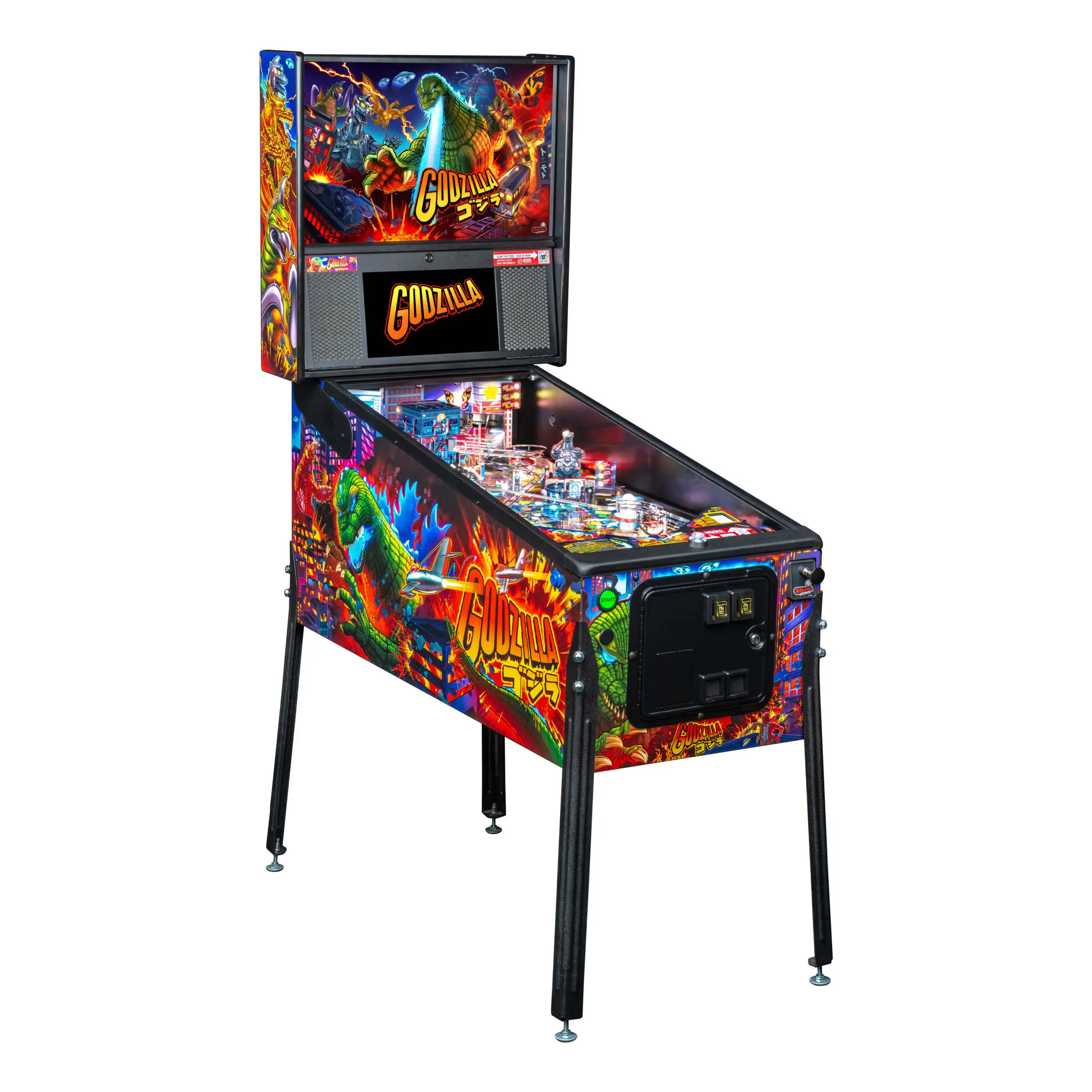 Stern Godzilla Pro Pinball Machine – New 2021