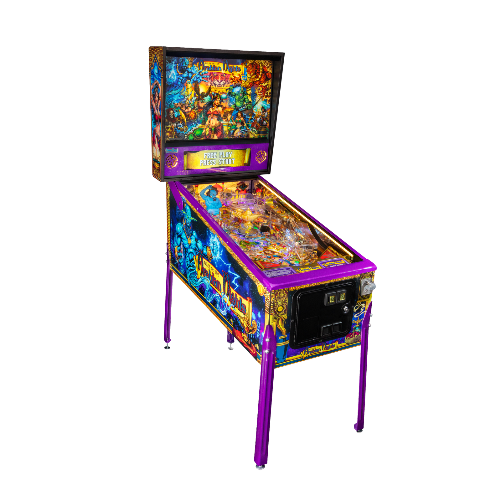 Chicago Gaming Company Tales of the Arabian Nights 30th Anniversary Edition Pinball Machine – New 2024