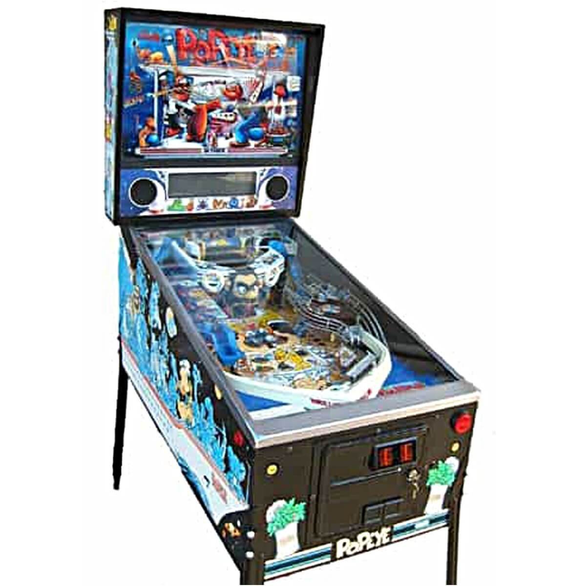 Bally Popeye Saves the Earth Pinball Machine – Refurbished 1994
