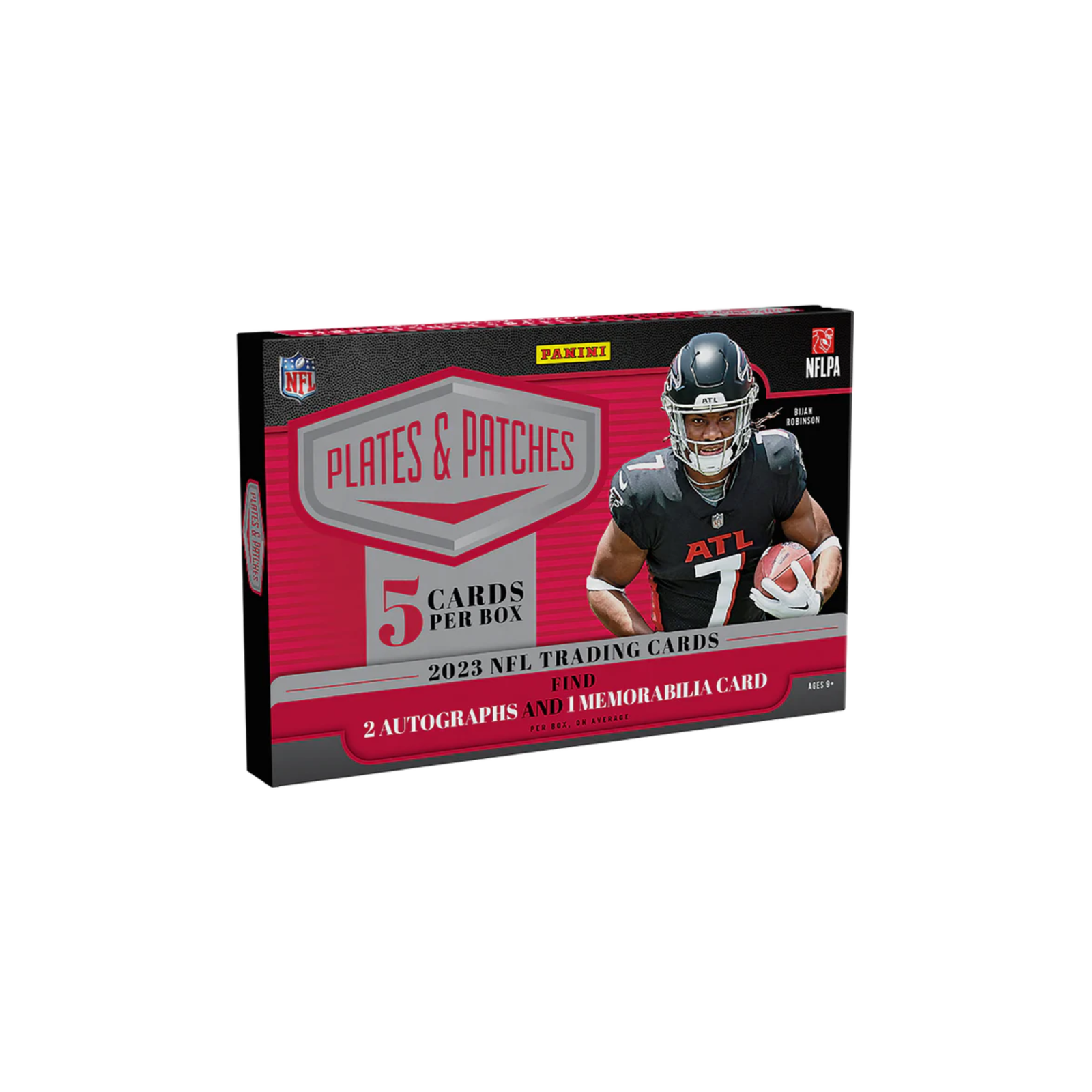 2023 Panini Plates & Patches Football Hobby 12-Box Case - Factory Sealed