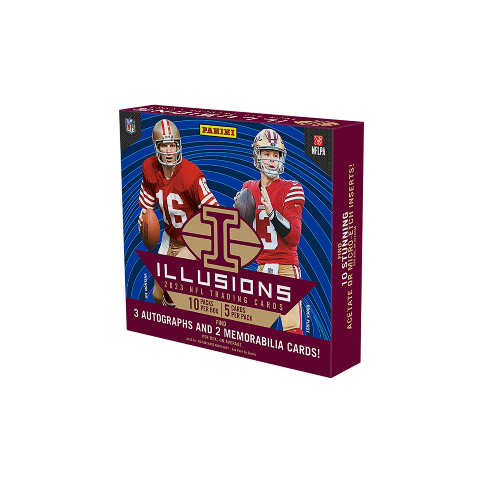 2023 Panini Illusions Football Hobby 16-Box Case - Factory Sealed