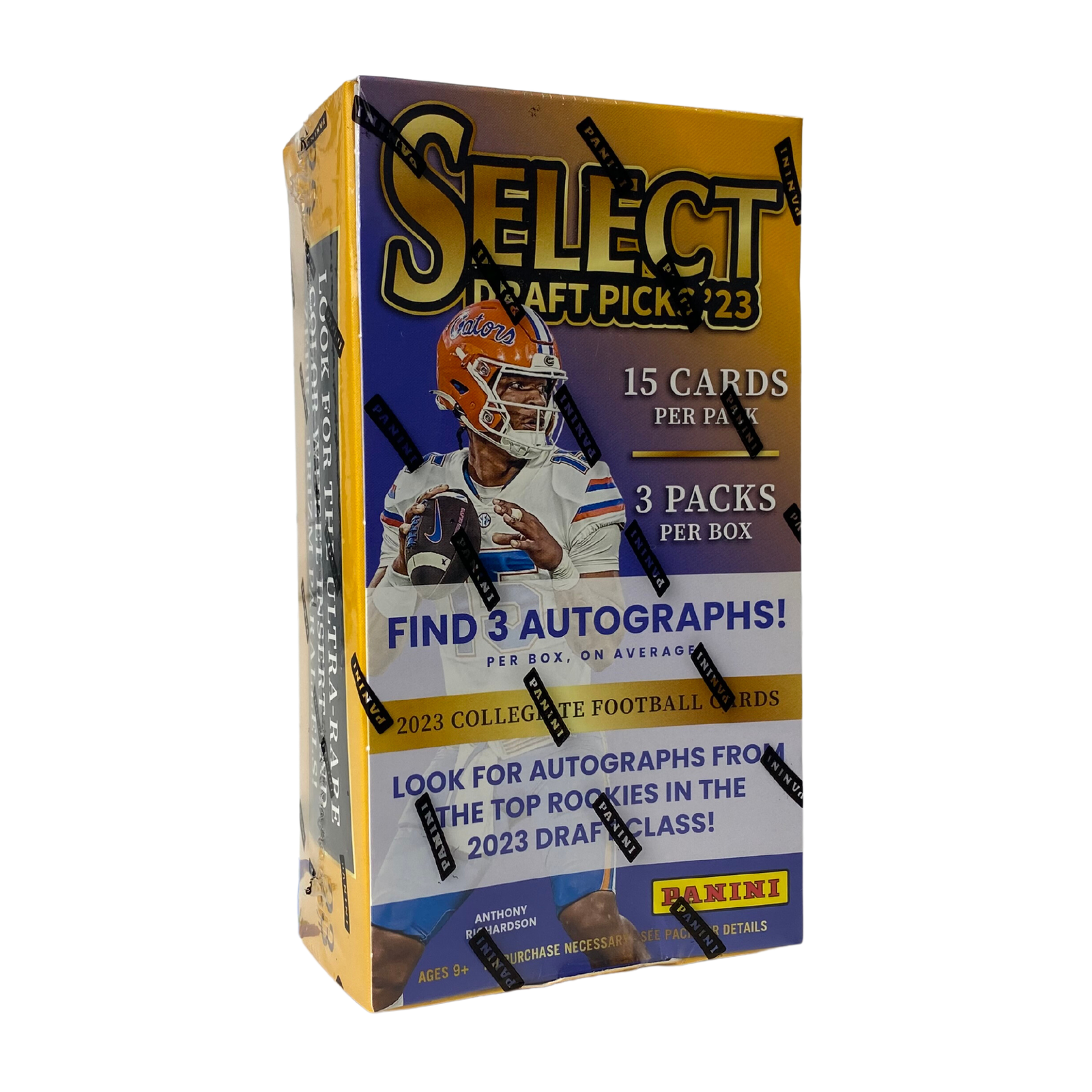 2023 Panini Select Draft Picks Football Hobby 12-Box Case - Factory Sealed