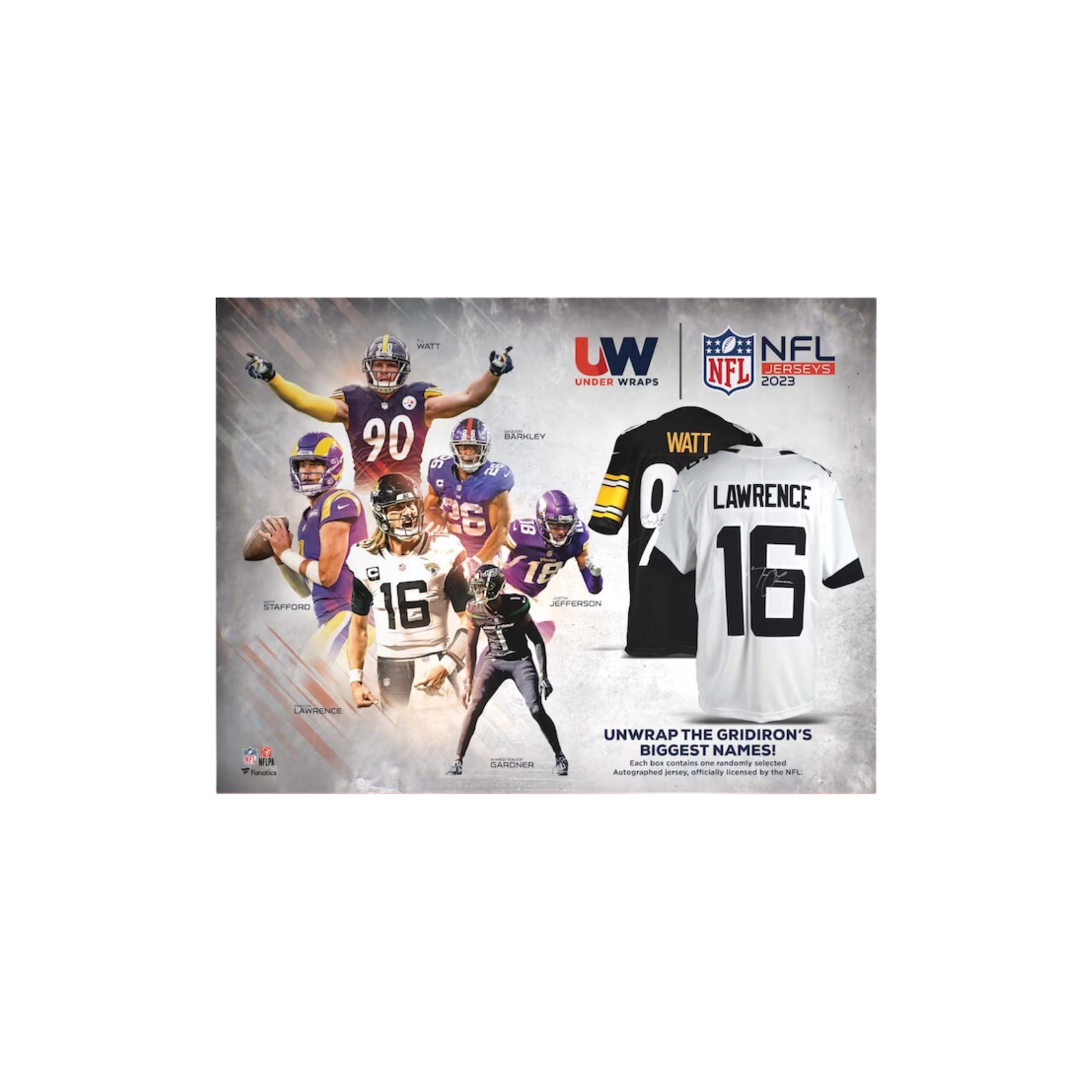 2023 Fanatics Under Wraps Autographed Jersey Football Box - Factory Sealed