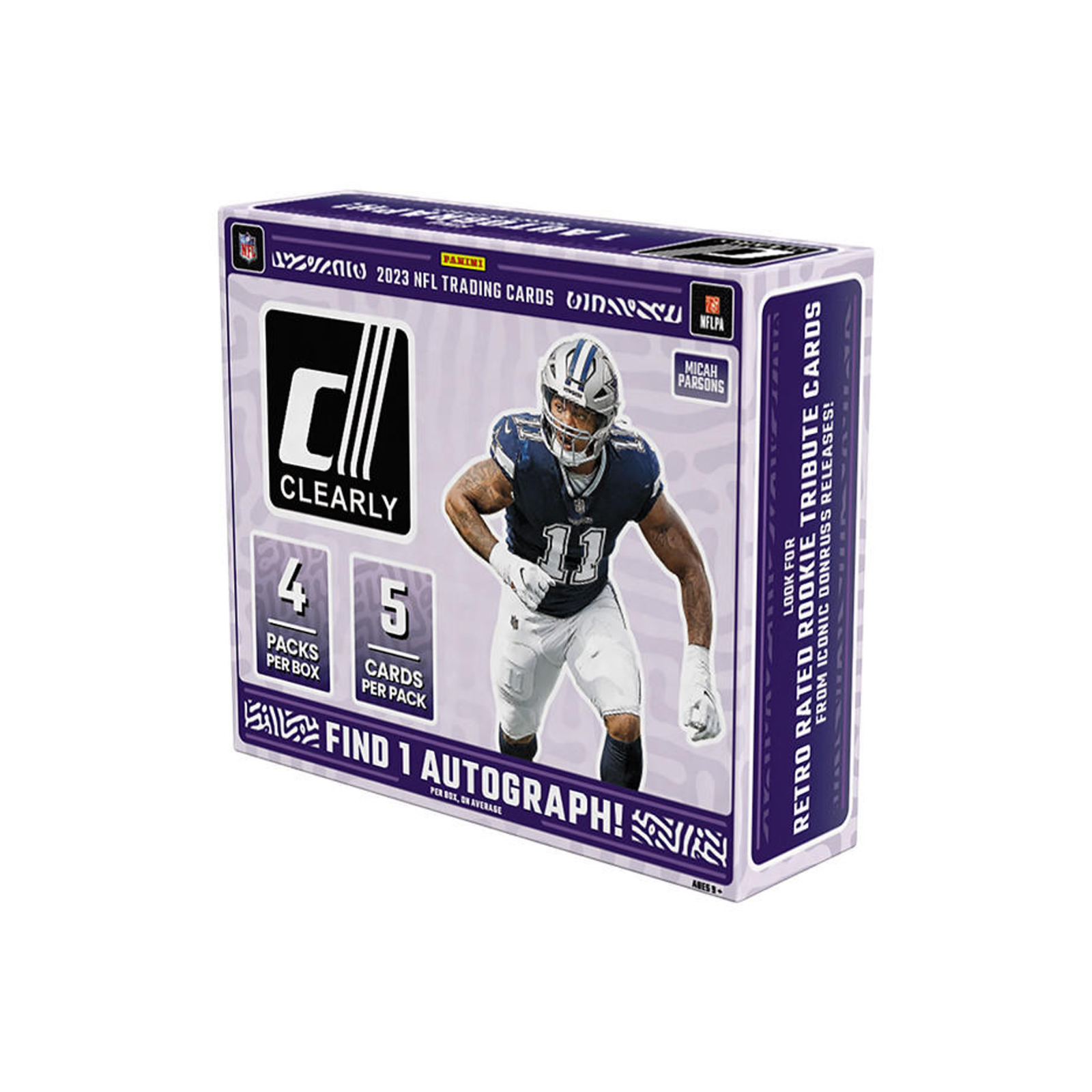 2023 Panini Clearly Donruss Football Hobby 16-Box Case - Factory Sealed