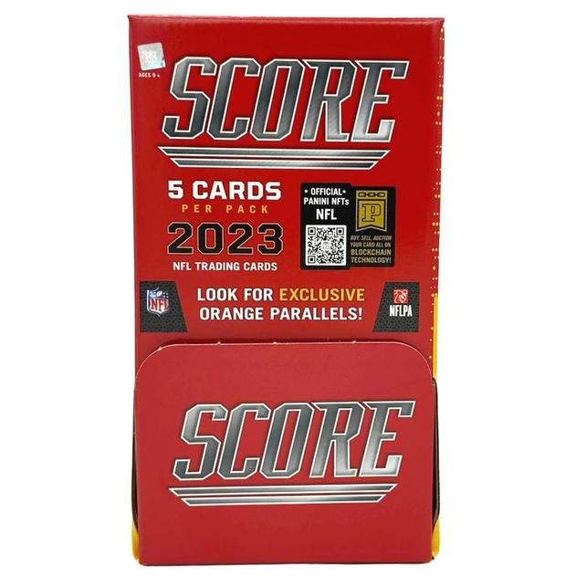 2023 Panini Score Football Gravity Feed 6-Box Case - Factory Sealed