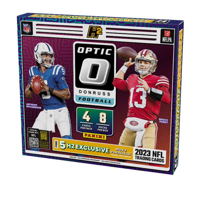 2023 Panini Donruss Optic Football H2 Hybrid 20-Box Case - Factory Sealed