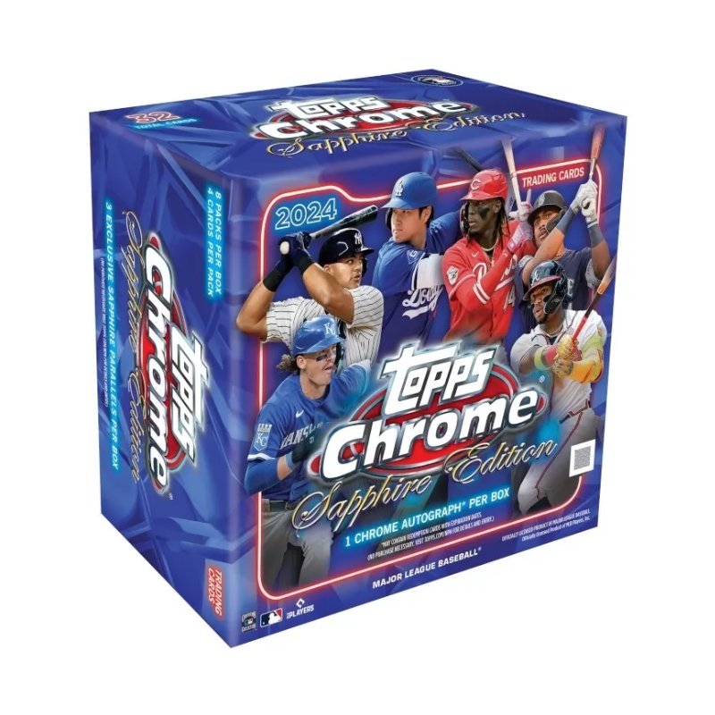 2024 Topps Chrome Baseball Sapphire Edition Box - Factory Sealed