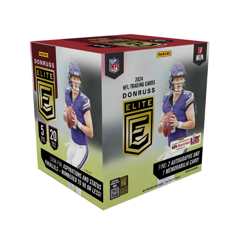 2024 Donruss Elite Football Hobby 12-Box Case - Factory Sealed