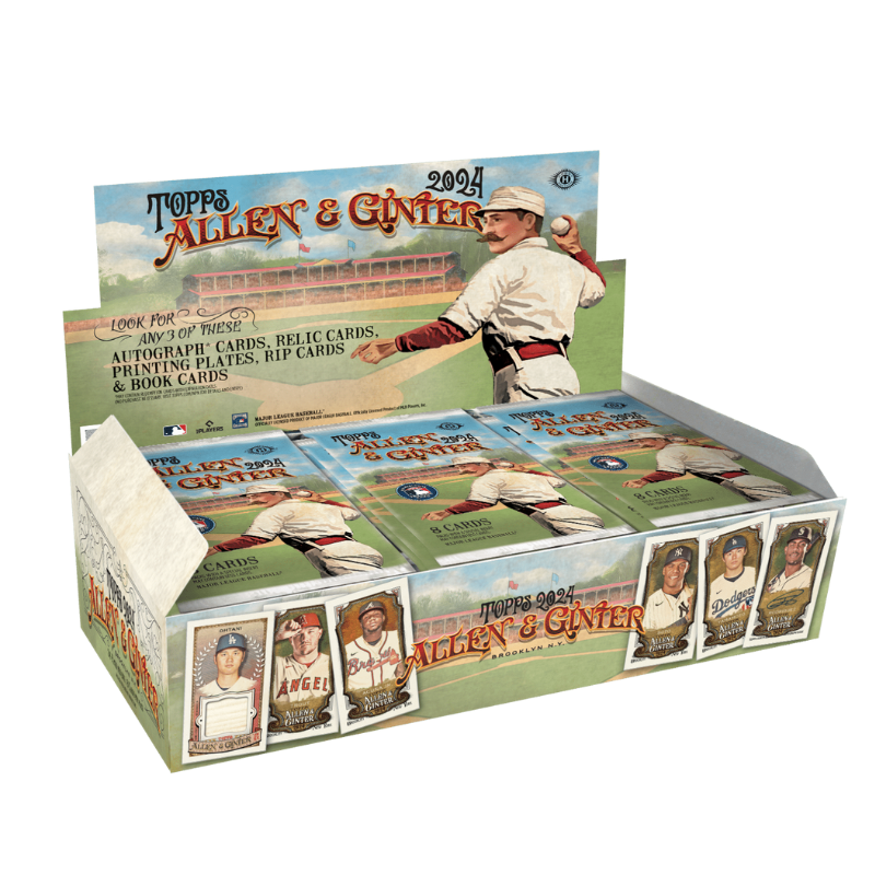 2024 Topps Allen and Ginter Baseball Hobby 12-Box Case - Factory Sealed