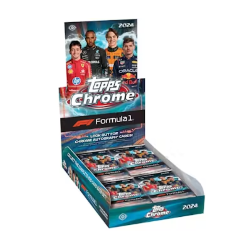 2024 Topps Chrome Formula 1 Hobby 12-Box Case - Factory Sealed