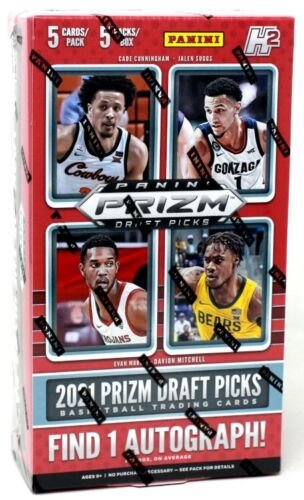 2021-22 Panini Prizm Collegiate Draft Picks Basketball H2 20-Box Case - Factory Sealed